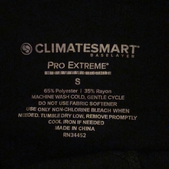 NWOT Men’s Black Cuddl Dud Base Layer Pants - Size Small - Picture 3 of 3